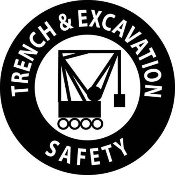 Nmc Trench & Excavation Safety Hard Hat Emblem, Pk25 HH54